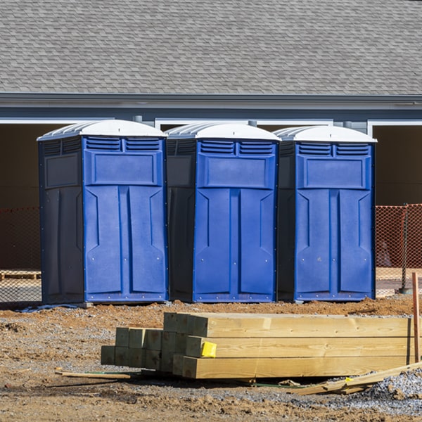 are there any additional fees associated with portable restroom delivery and pickup in Beccaria